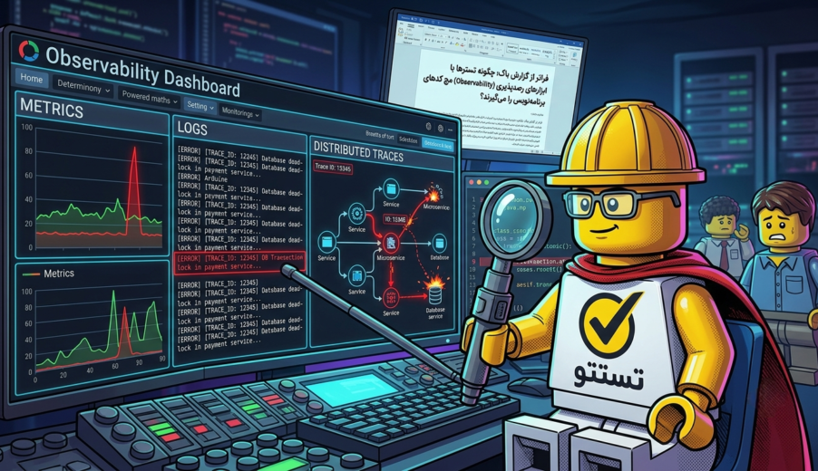 فراتر از گزارش باگ: چگونه تسترها با ابزارهای رصدپذیری (Observability) مچ کدهای برنامه‌ نویس را می‌گیرند؟